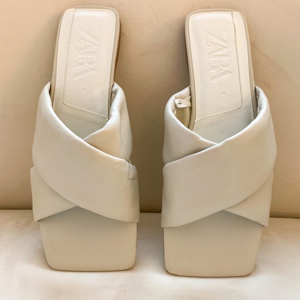 Zara leather sandals